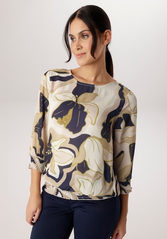 Aniston SELECTED Bluse in Beige: Vorderseite