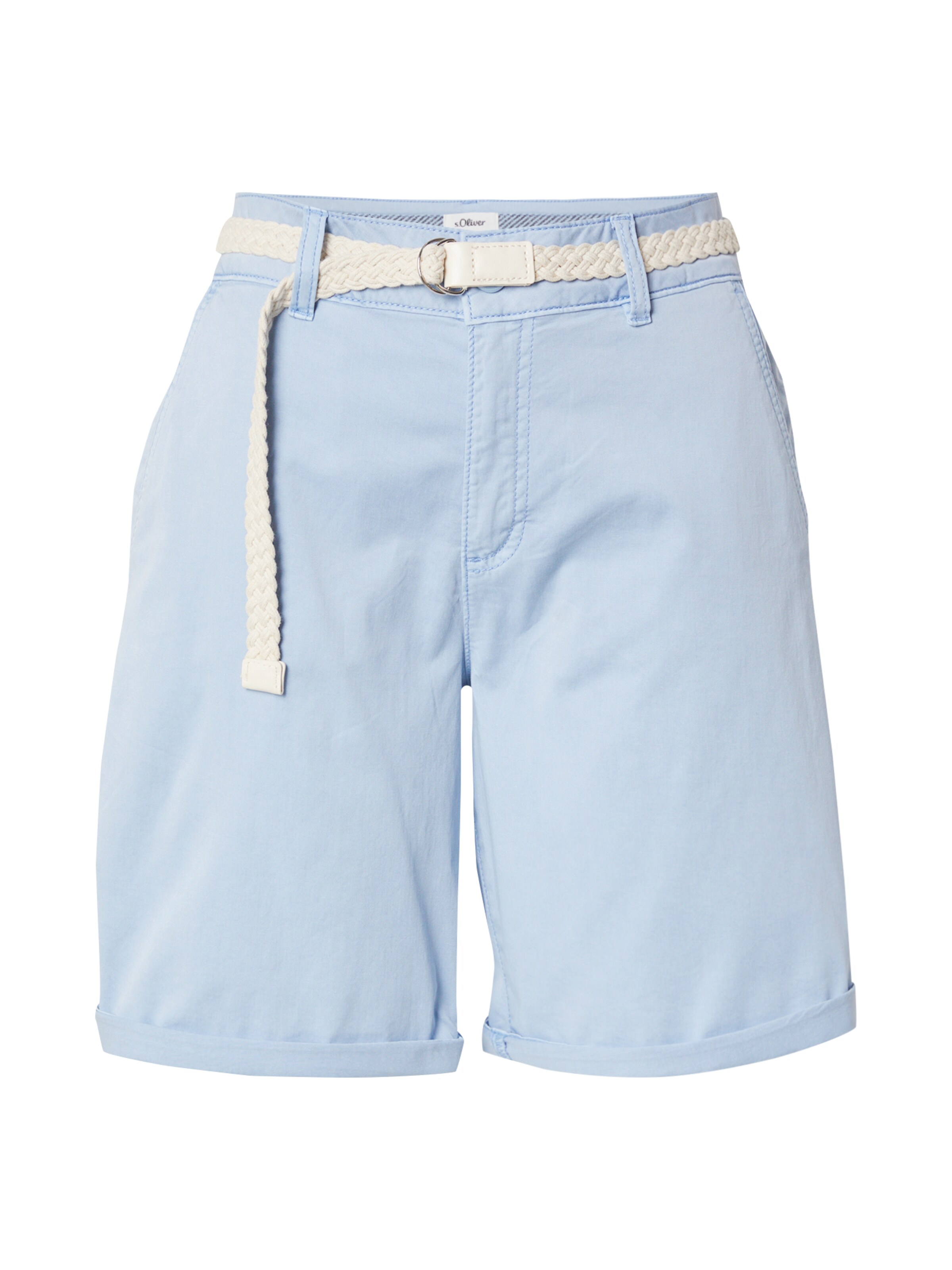 s.Oliver Štandardný strih Chino nohavice - Modrá: predná strana