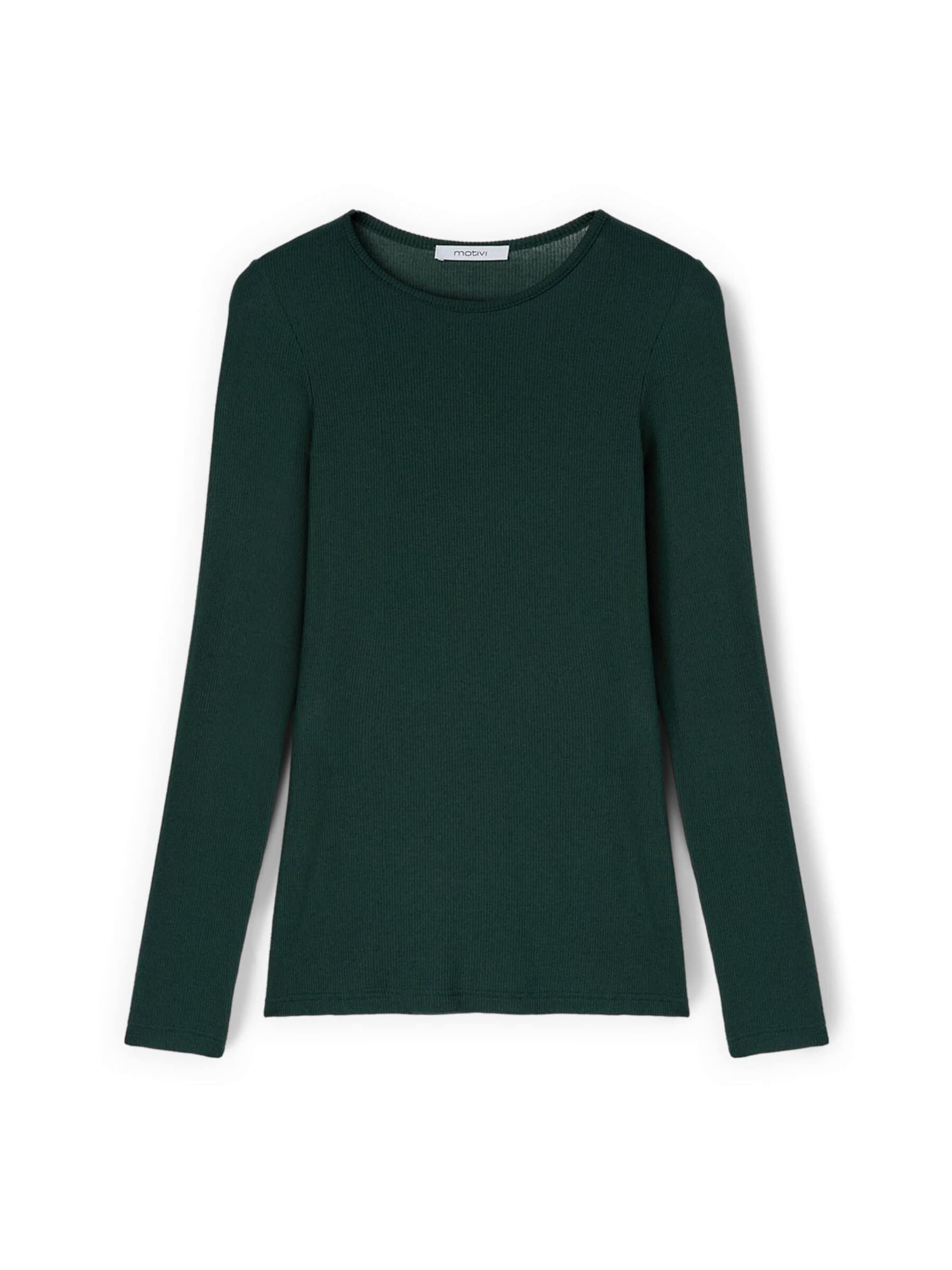MOTIVI Shirt in Groen: voorkant