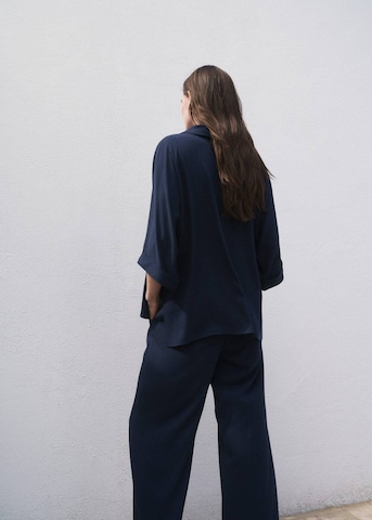 MANGO Shirt in Blau