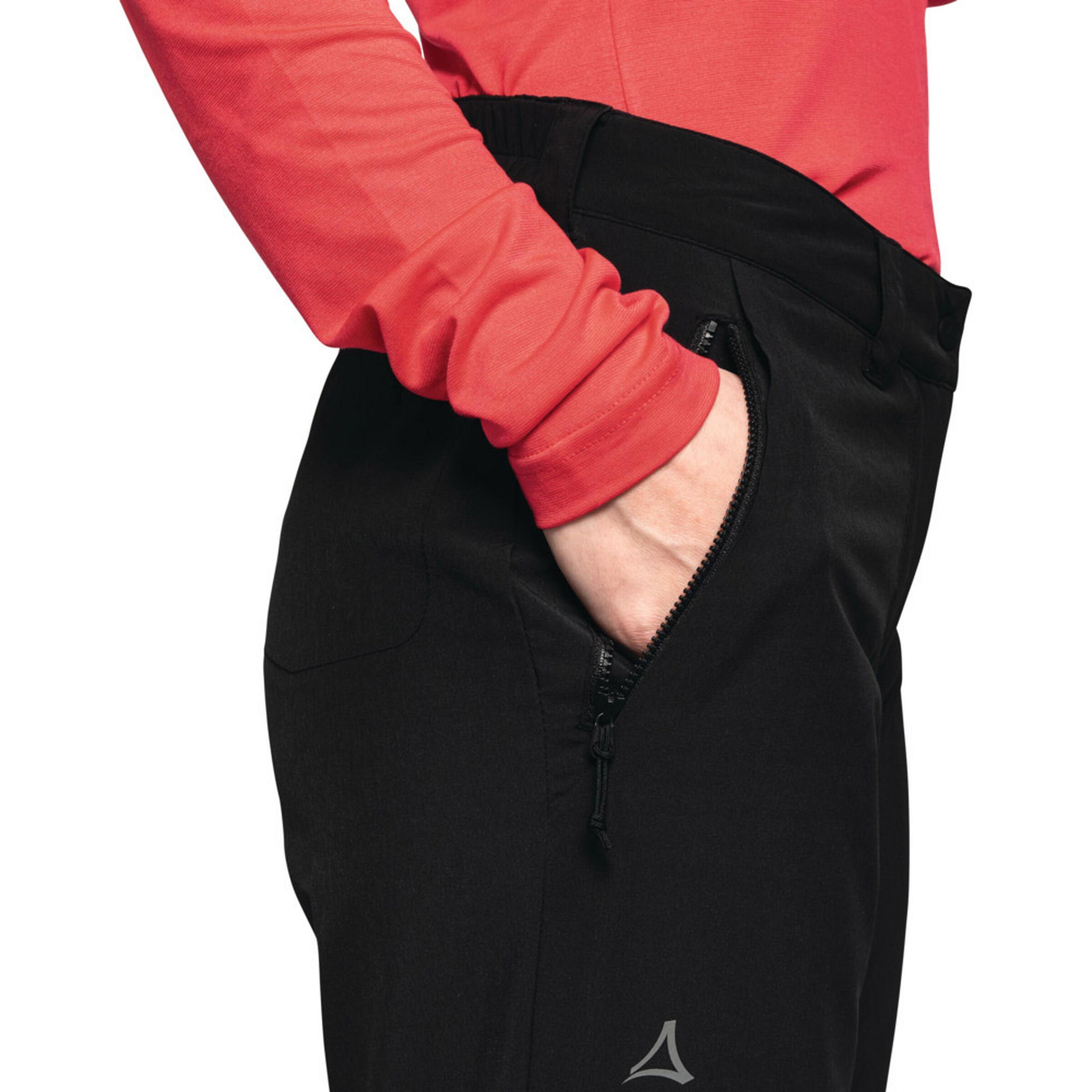 Schöffel Regular Outdoorbroek 'Engadin1' in Zwart