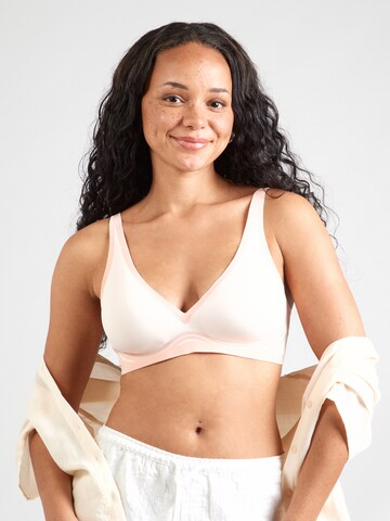 NATURANA Triangle Bra in Pink: front