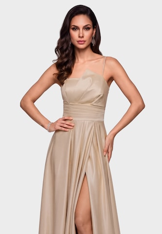 Ombre Evening dress in Beige