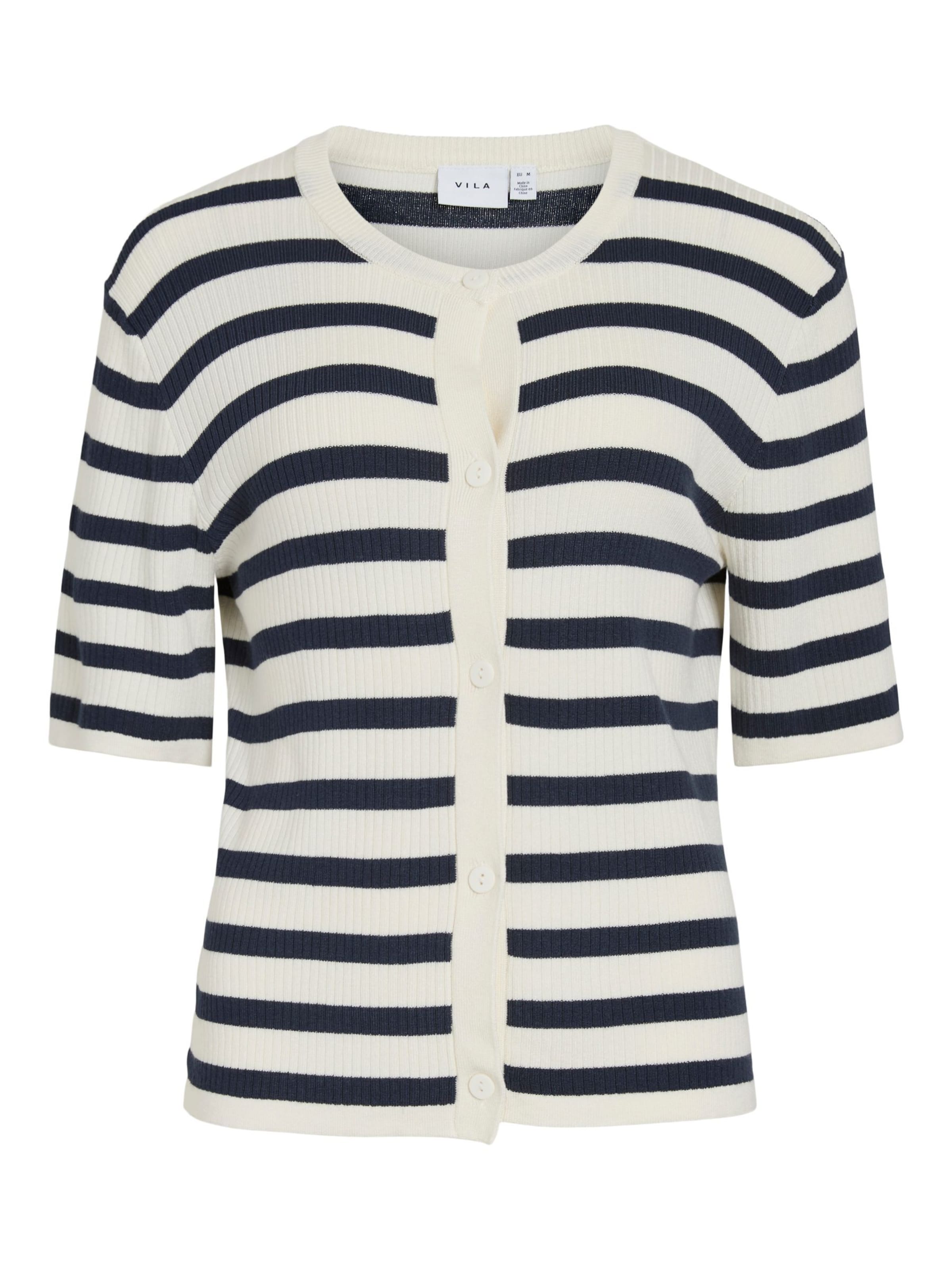 VILA Cardigan 'VIZicha' i hvid: forside