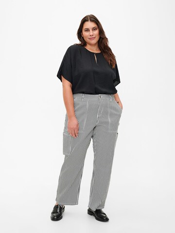 Zizzi Regular Hose 'JASHLEY' in Schwarz