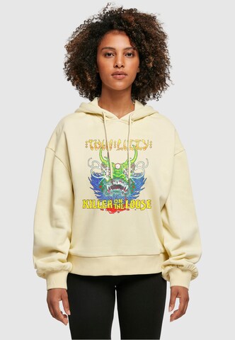 Merchcode Sweatshirt 'Thin Lizzy - Killer' in Yellow: front