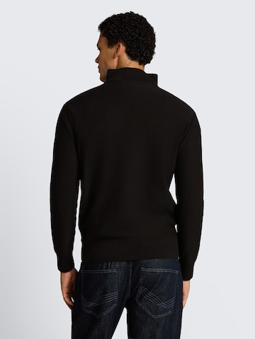 TOM TAILOR DENIM Sweater in Black