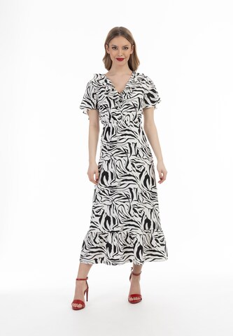 Robe faina en noir : devant