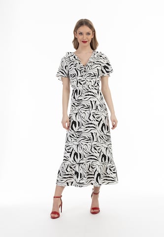 Robe faina en noir : devant