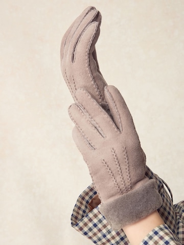 Next - Guantes con dedos en marrón
