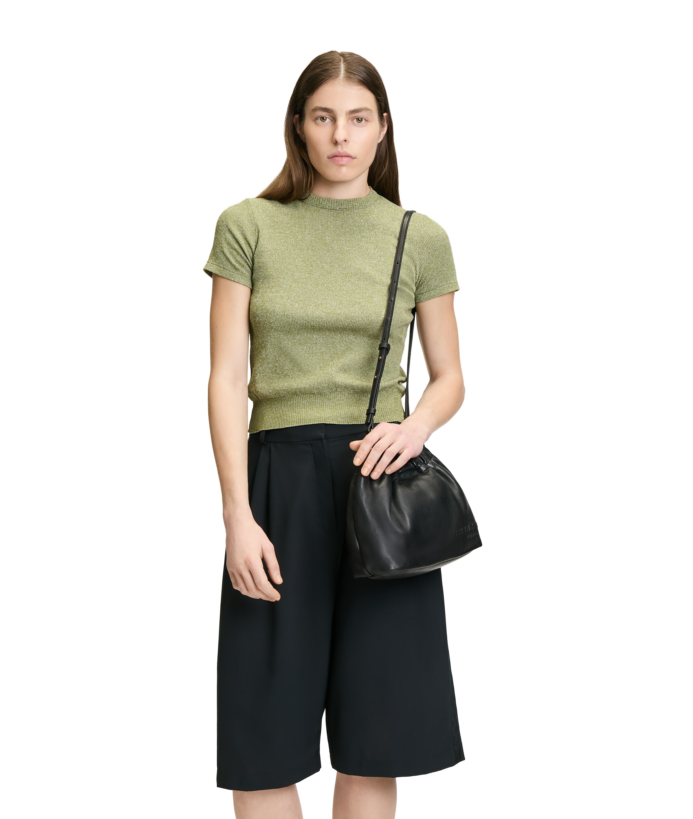 Liebeskind Berlin Torba za čez ramo | črna barva: sprednja stran