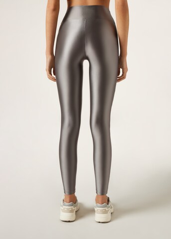 CALZEDONIA Skinny Leggings in Grey
