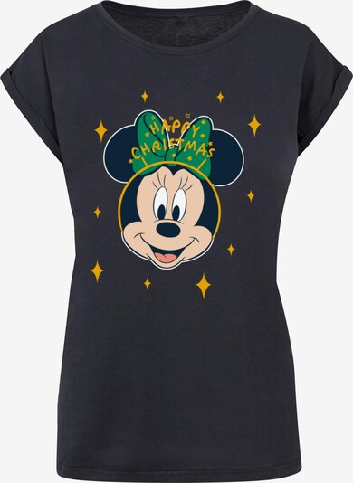 Maglietta 'Minnie Mouse - Happy Christmas' ABSOLUTE CULT di colore navy / giallo oro / verde / bianco, Visualizzazione prodotti