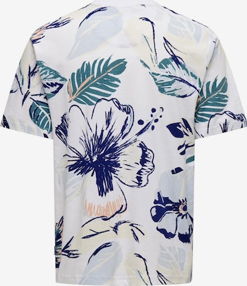 Only & Sons - Camiseta 'ARTHUER' en blanco