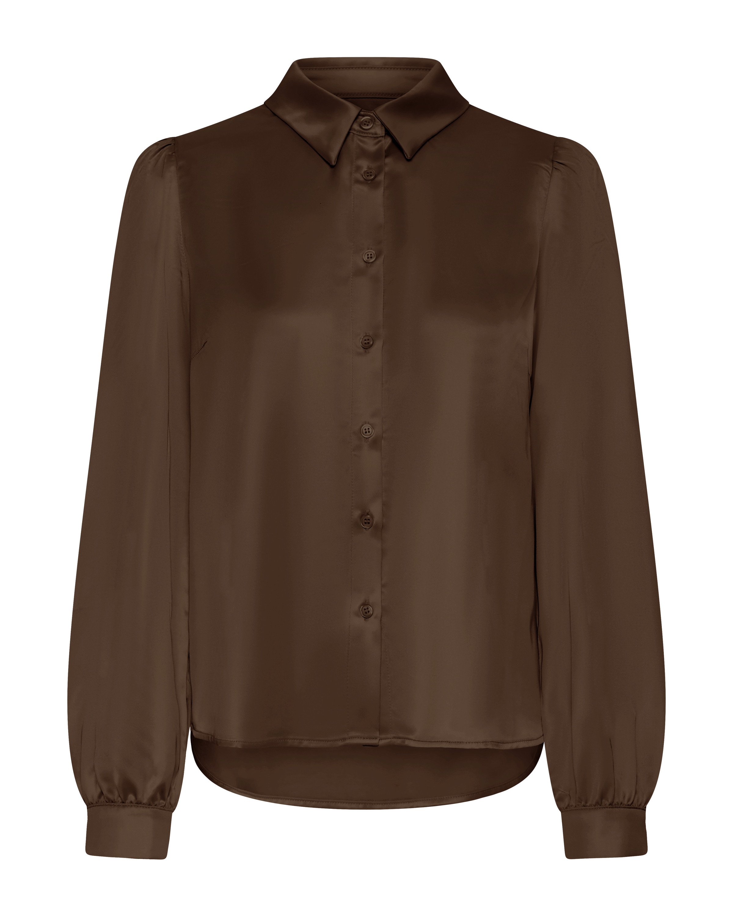 ICHI Blusa 'SANZA' em XS em castanho, Vista do artigo