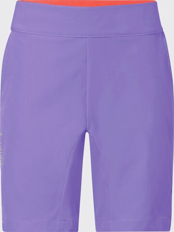 VAUDE Athletic Pants 'Qimsa' in Purple: front