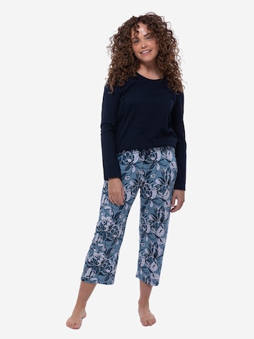 Ammann Pyjama 'Night & Home'‌‌‌‌ in Blau