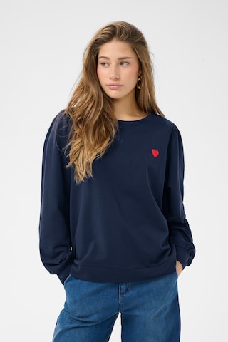 Sweat-shirt 'Aya' Love Copenhagen en bleu : devant