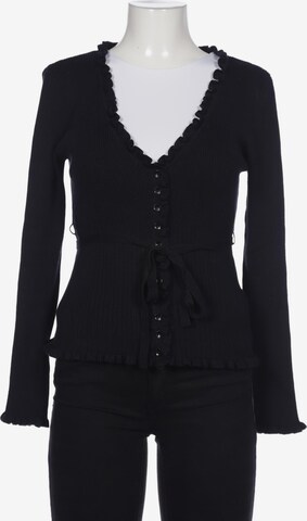 zero Sweater & Cardigan in S in Black: front