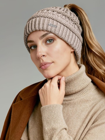 Neverless Beanie '36928' in Beige