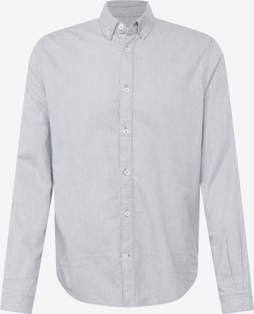 TOM TAILOR Button Up Shirt in Blue: front