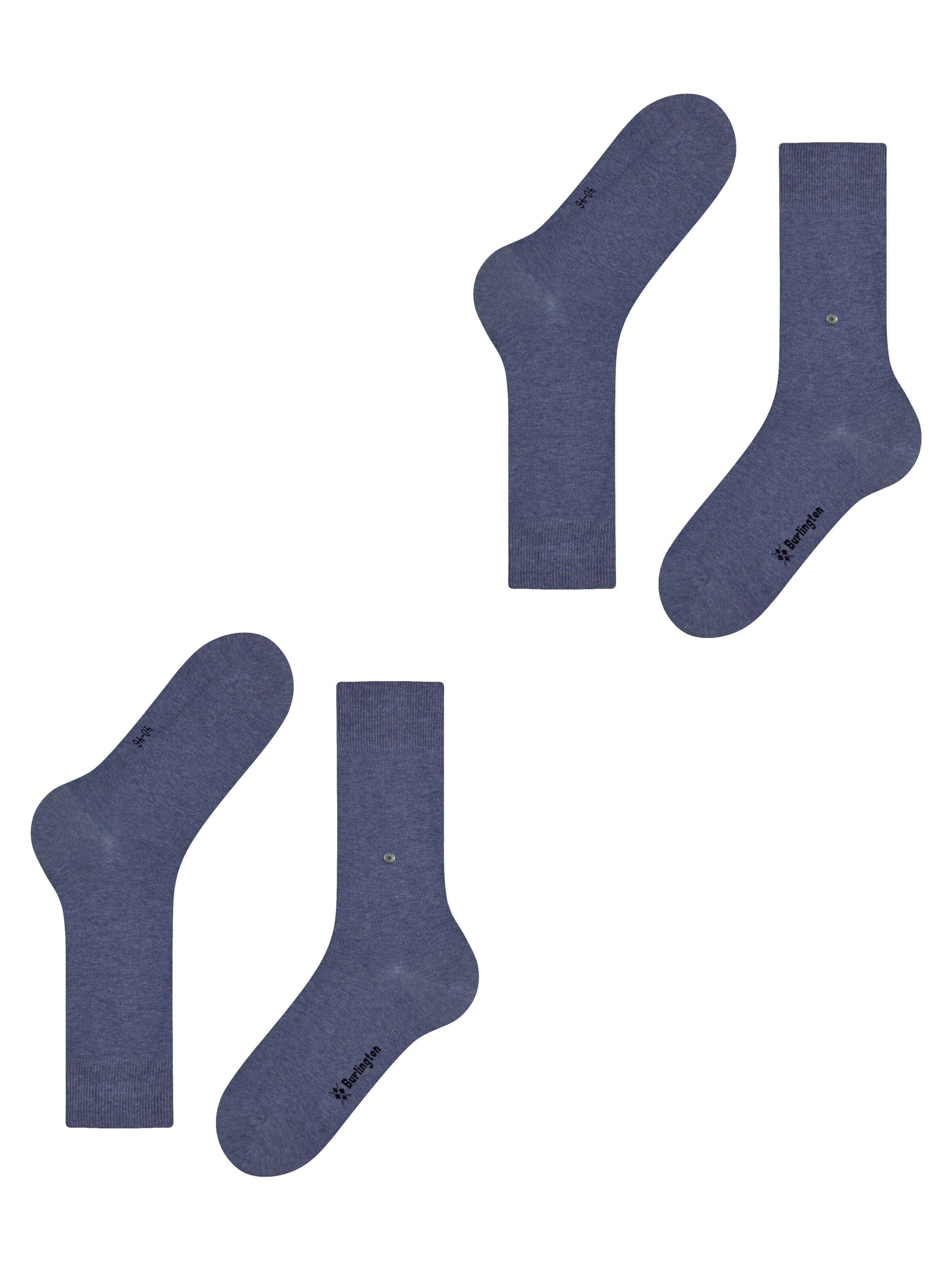 BURLINGTON Socks 'Everyday 2-Pack' in Blue
