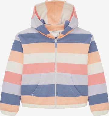 TOM TAILOR Zip-Up Hoodie in Mixed colors: front