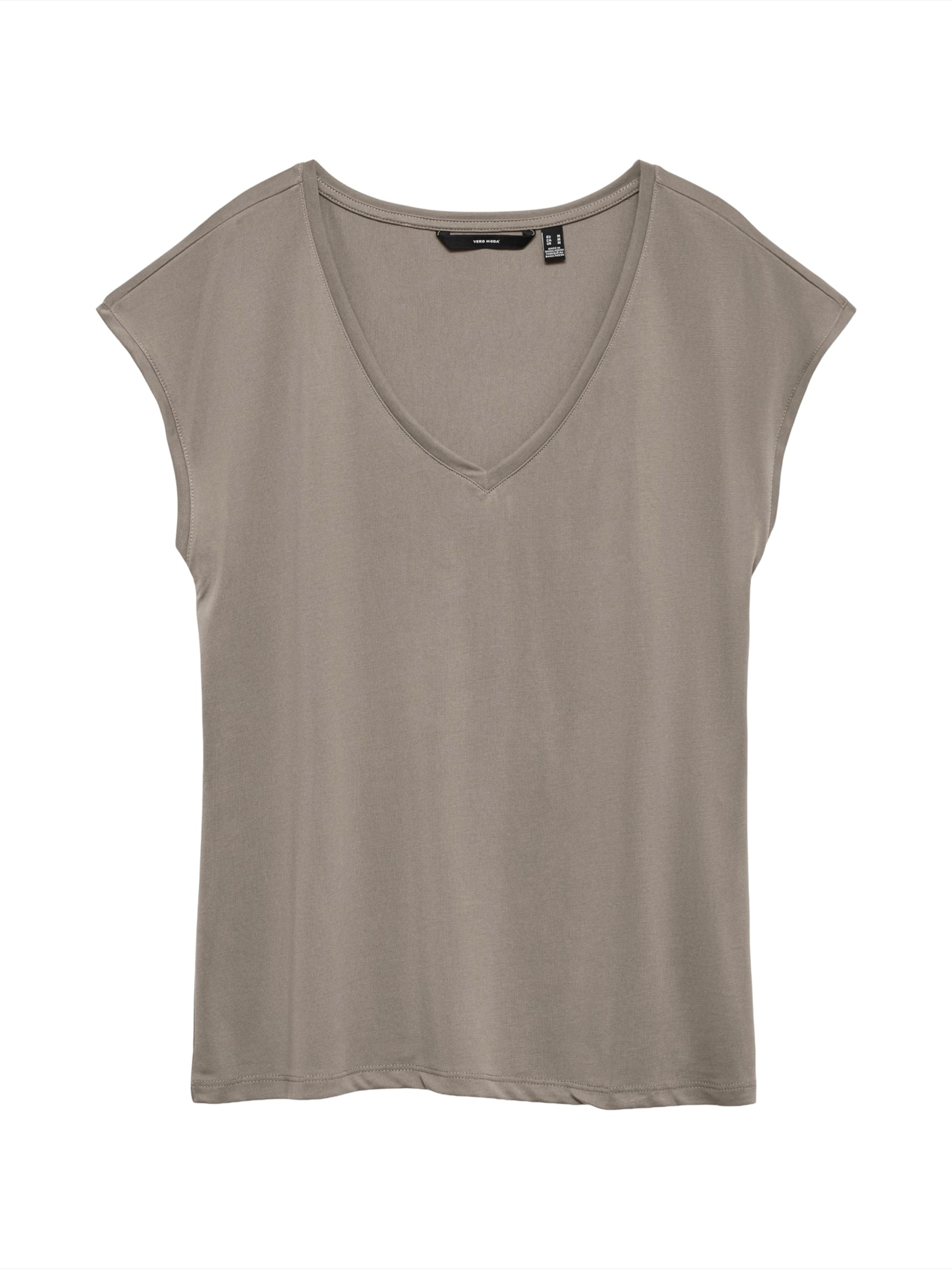 VERO MODA Majica 'VMFILLI' | siva barva: sprednja stran