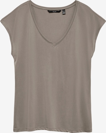 VERO MODA Тениска 'VMFilli' в сиво: отпред