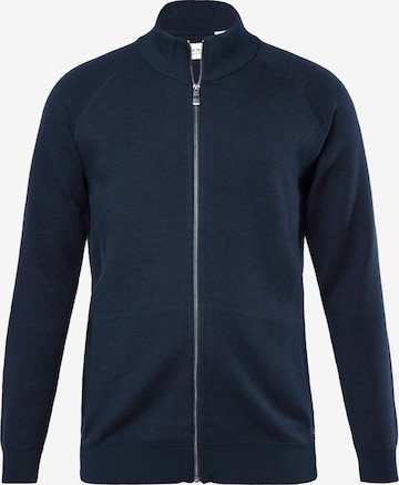 JP1880 Strickjacke in Blau: Vorderseite