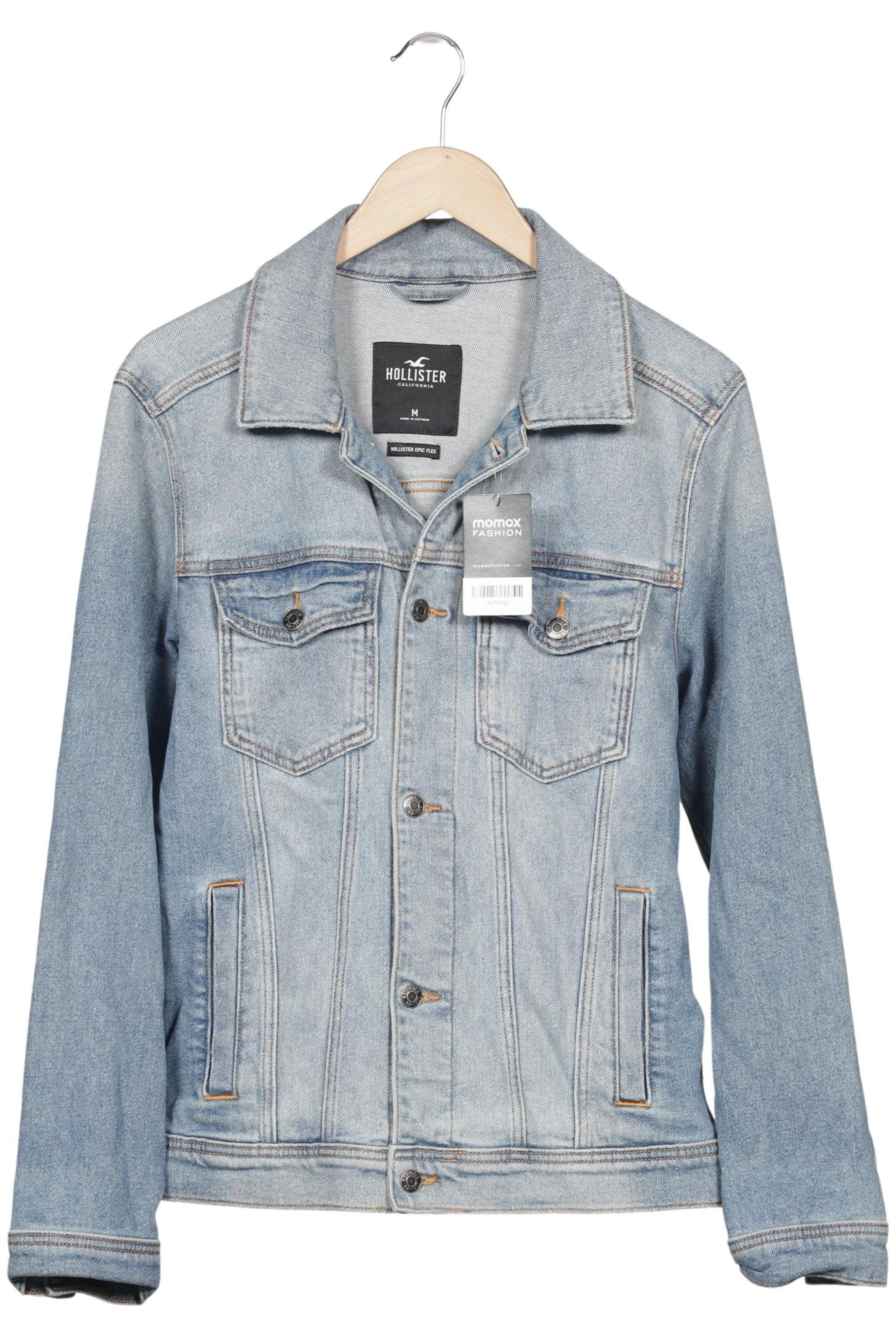 HOLLISTER Jacket & Coat in M in Blue: front