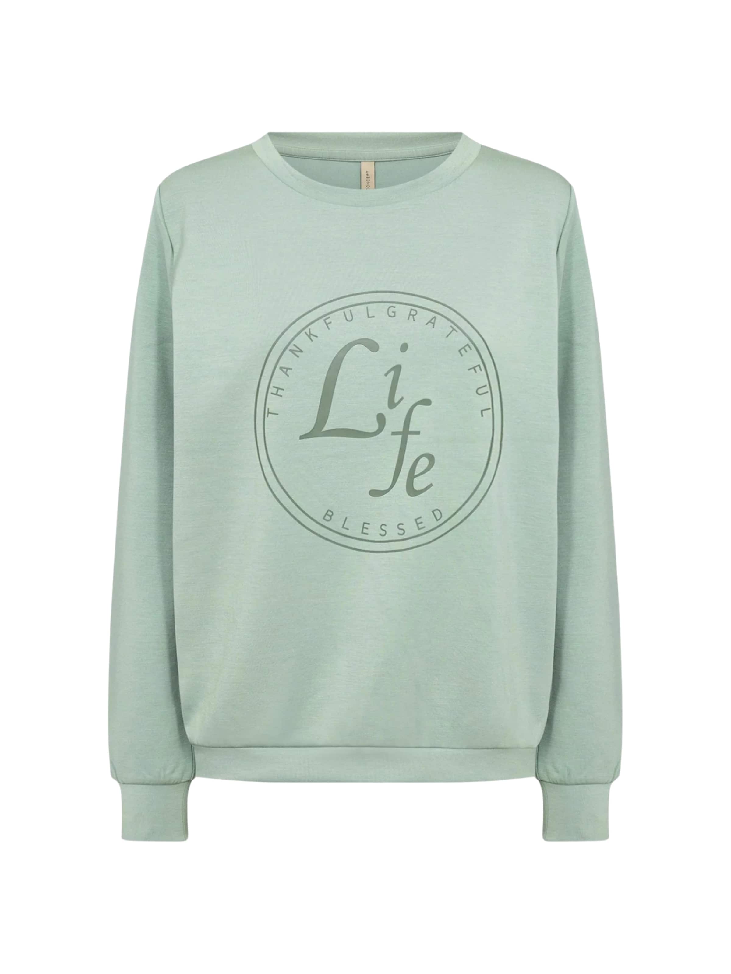 Soyaconcept Mikina 'Banu 210' – zelená: přední strana