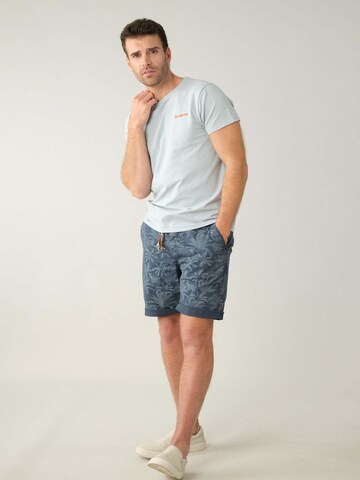 Deeluxe T-Shirt 'Yaz' in Blau