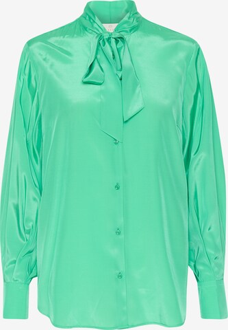 Kaffe Blouse 'Loren' in Groen: voorkant