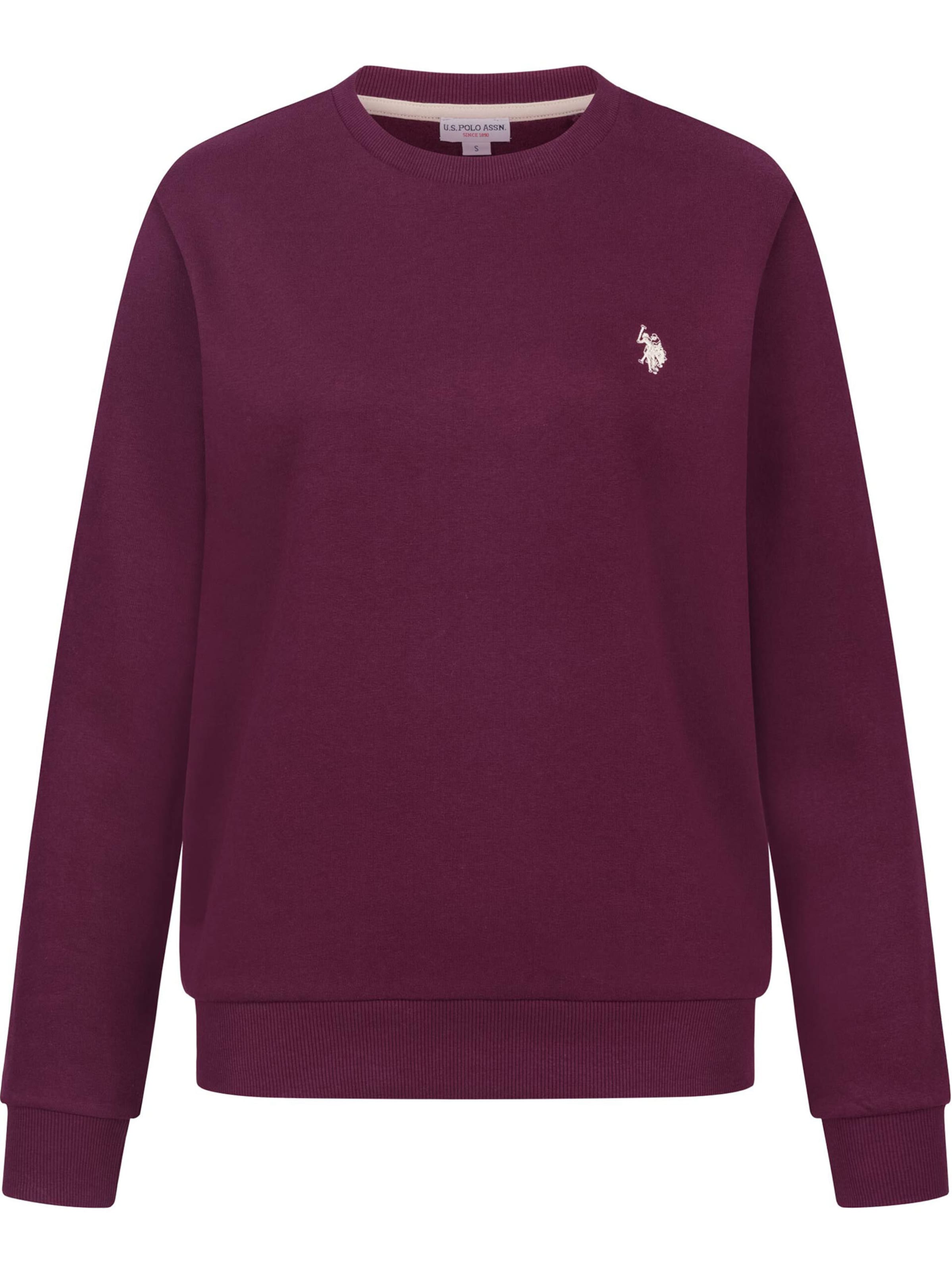 U.S. POLO ASSN. Sweatshirt in Lila: Vorderseite