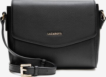 Lazarotti Crossbody Bag in Black: front