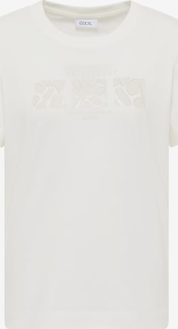 CECIL T-Shirt in Weiß: Vorderseite