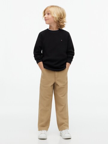 TOMMY HILFIGER Pullover in Schwarz