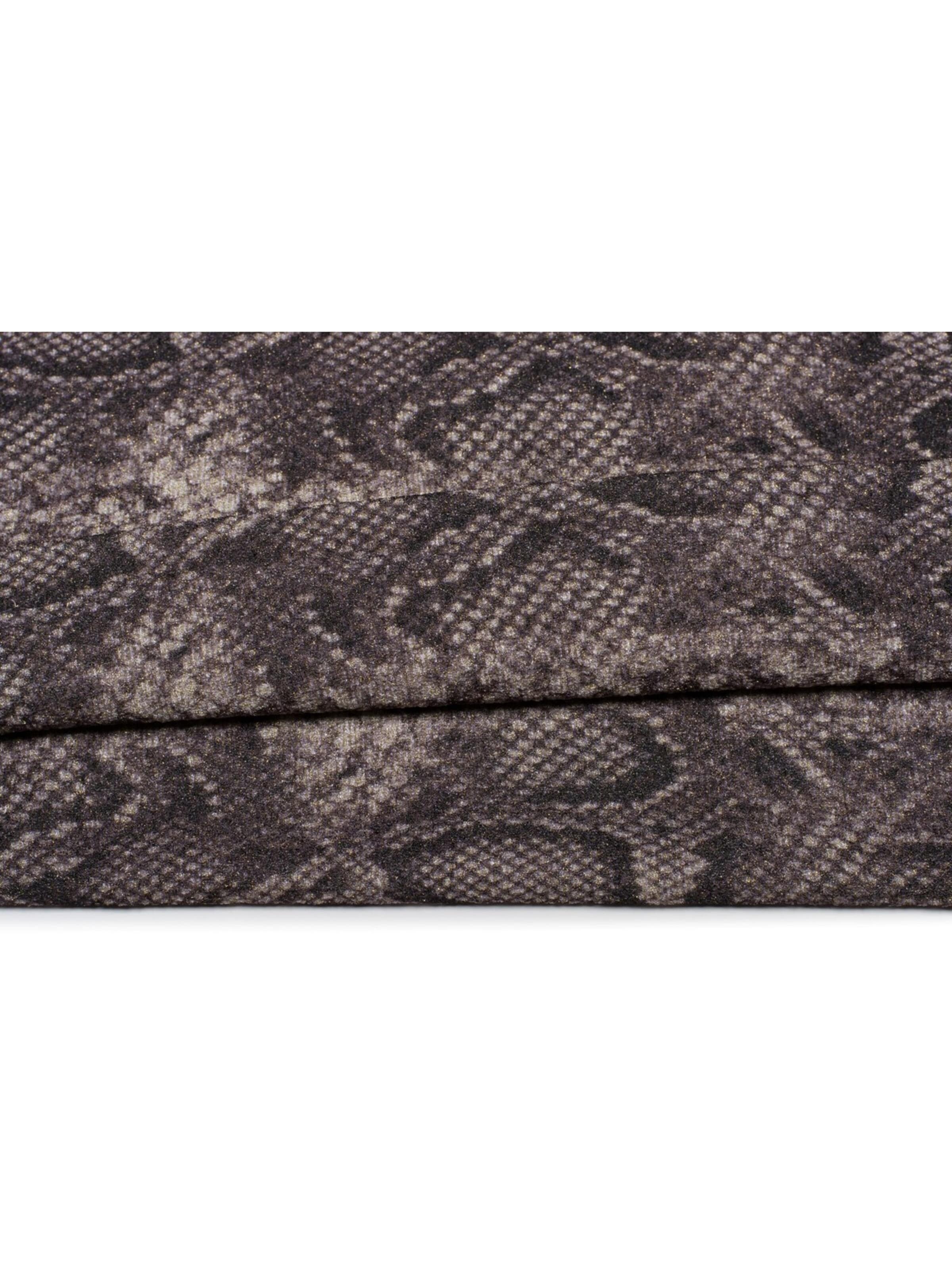 styleBREAKER Schlauchschal 'Loop Schal Glitzer Schlangen Muster'‌ in Braun