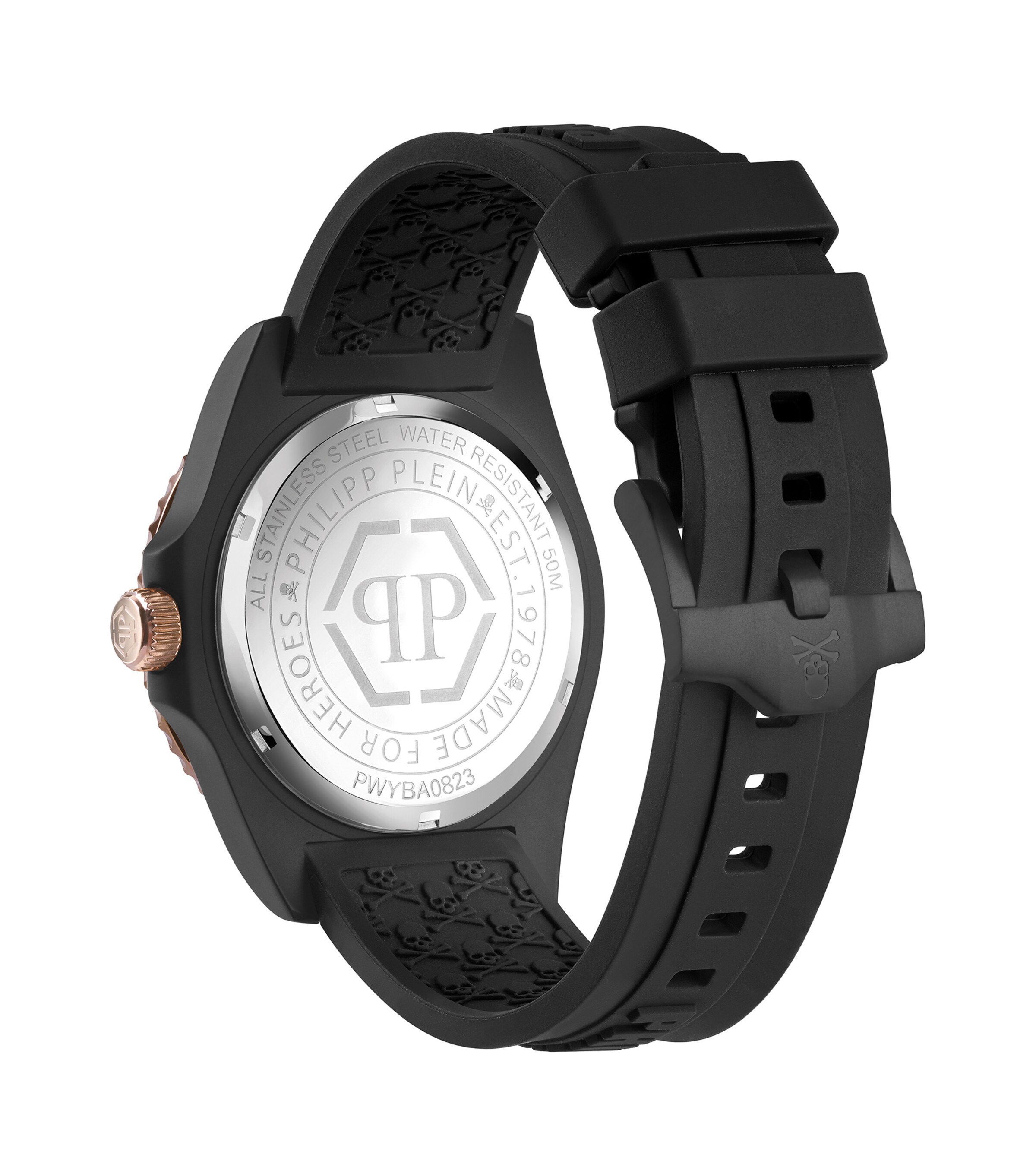 Philipp Plein Analog Watch 'Gmt I  Challenger' in Black