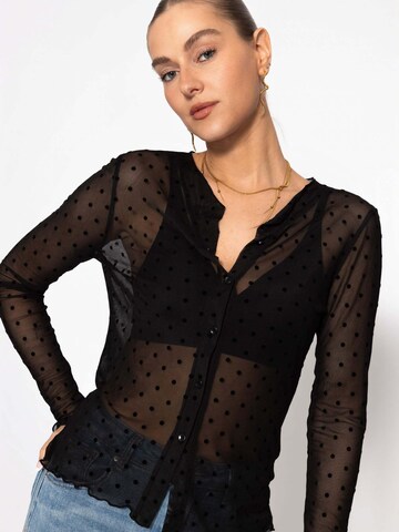 SASSYCLASSY Bluse‌‌‌‌ in Schwarz