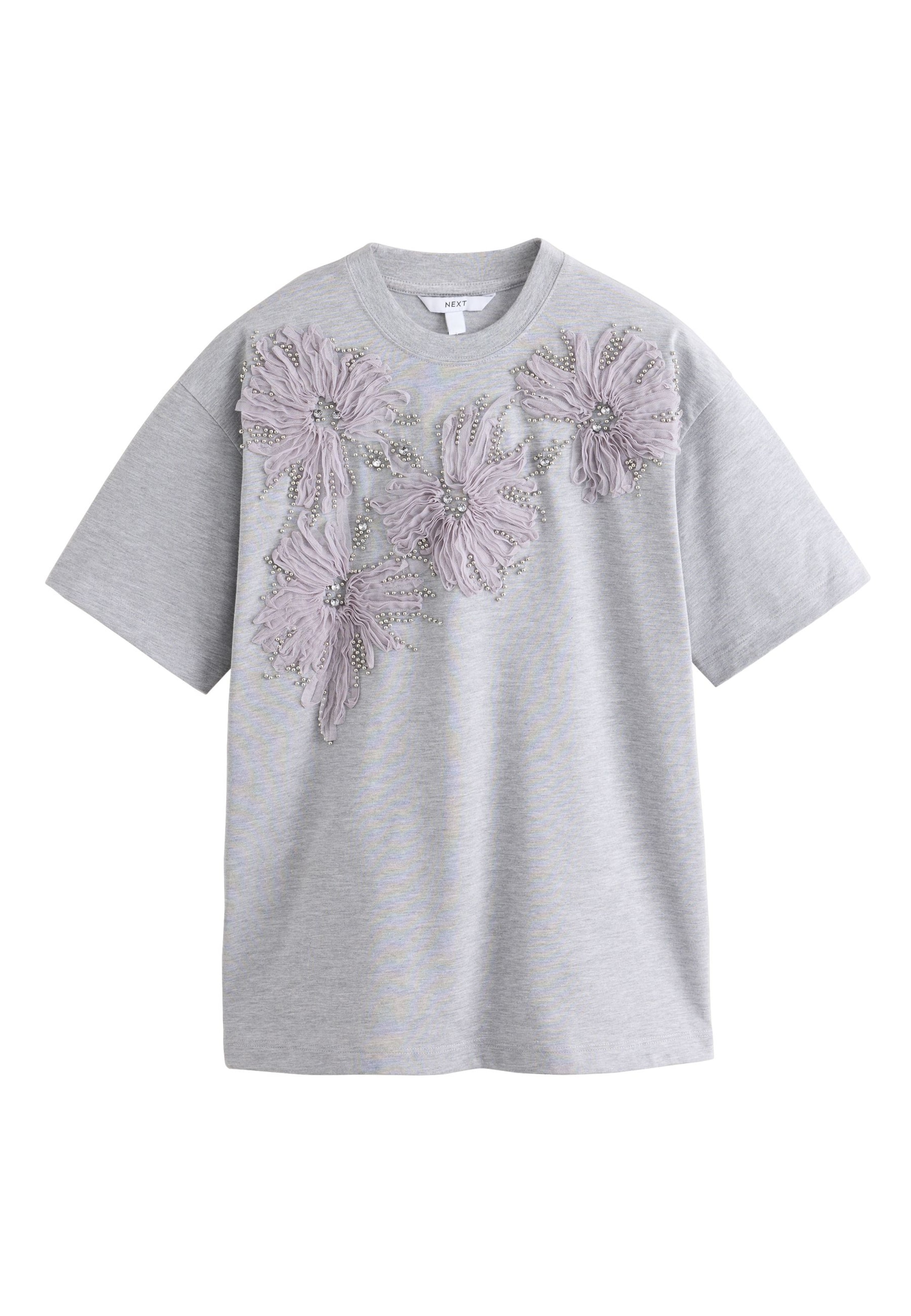 Next - Camiseta en gris: frente