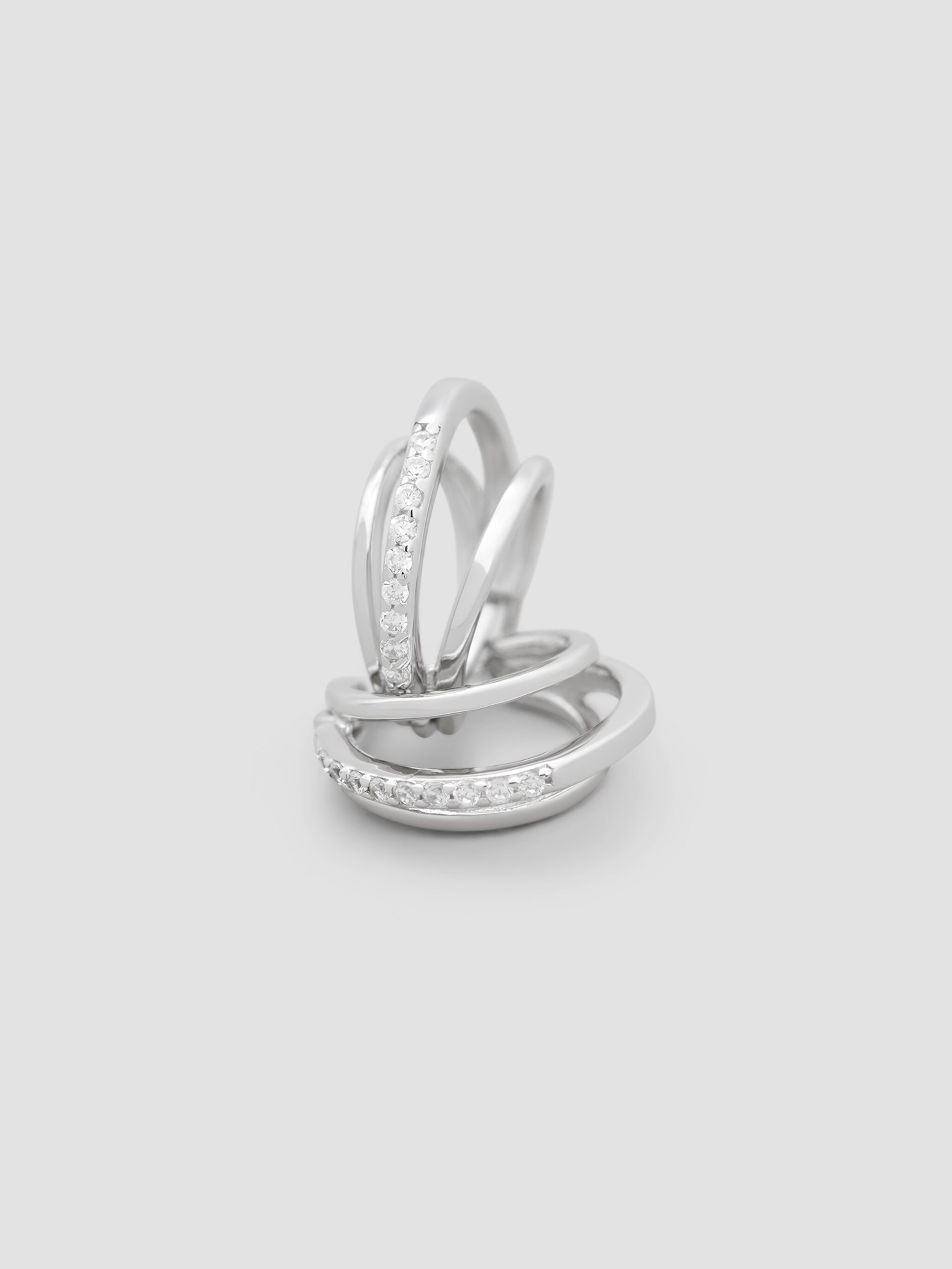 EDITED Producten Oorbellen 'Anika' Zilver
