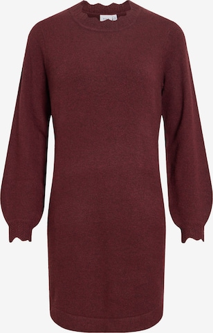 Robes en maille 'VINIKOLINA' VILA en rouge : devant