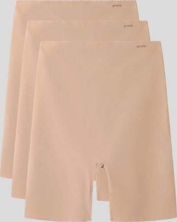 Gisela - Pantalón moldeador ' 3 PACK ' en beige: frente