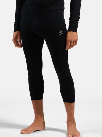 ODLO Slimfit Sporthose 'ACTIVE WARM'‌‌‌‌‌‌‌‌ in Schwarz