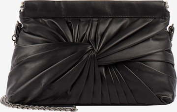 DreiMaster Klassik Clutch 'Ledkin' in Zwart: voorkant