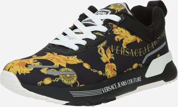Versace Jeans Couture Platform trainers 'FONDO' in Black: front