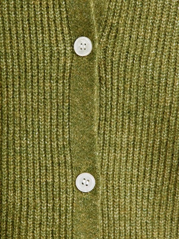 Cardigan 'PCSilly' PIECES en vert