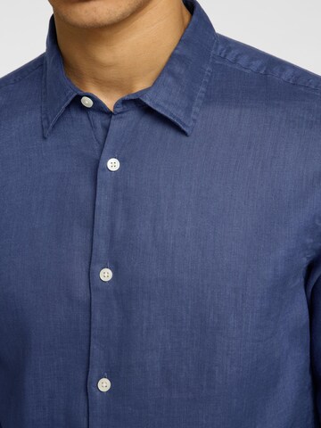 SELECTED HOMME Regular Fit Skjorte i blå